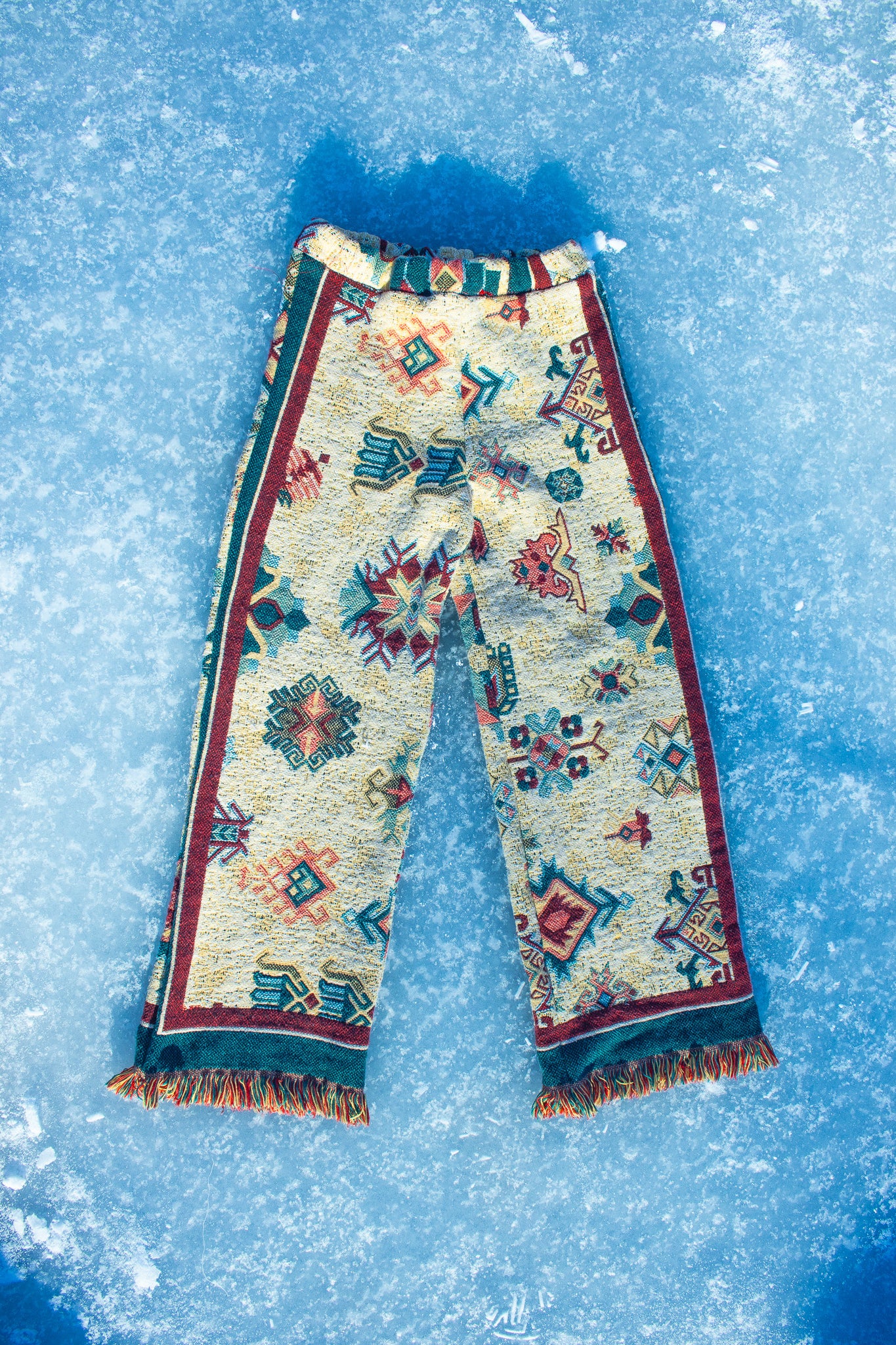 Multicolored Tapestry Pants